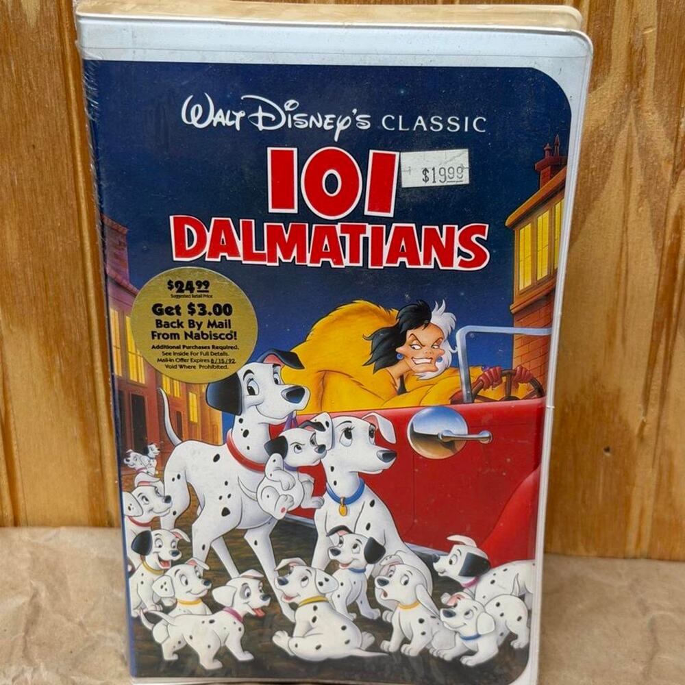 101 dalmatians vhs 1992 disney